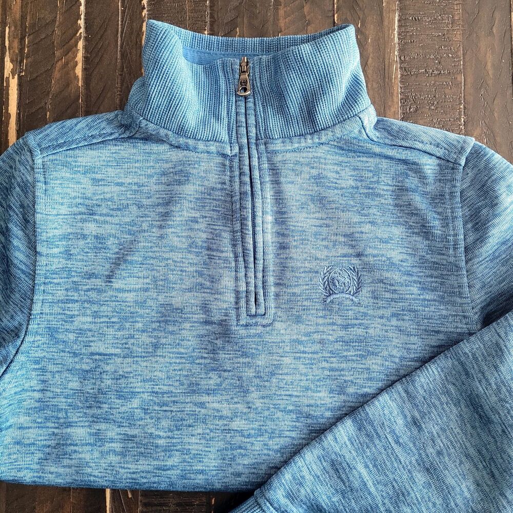 Cinch 1/4 Zip Pullover Sweater  Boys Size XS 4-5